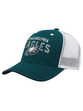 NWT Kids Philadelphia Eagles Trucker Adjustable Hat, MSRP $24